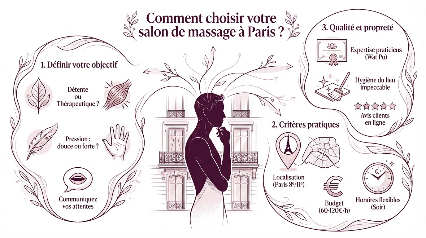 Sélectionner son salon de massage à Paris