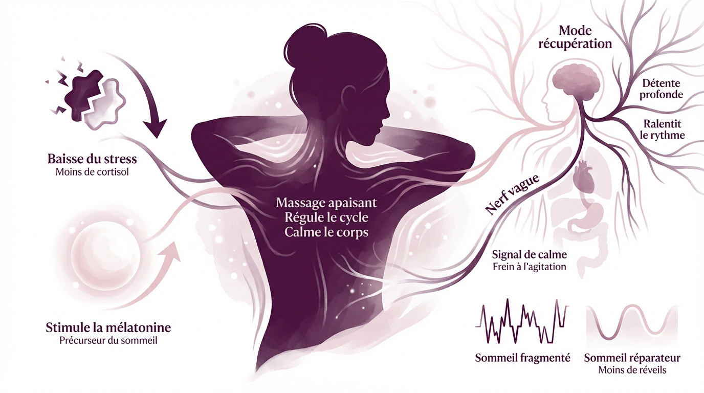 Massage relaxant pour favoriser le sommeil