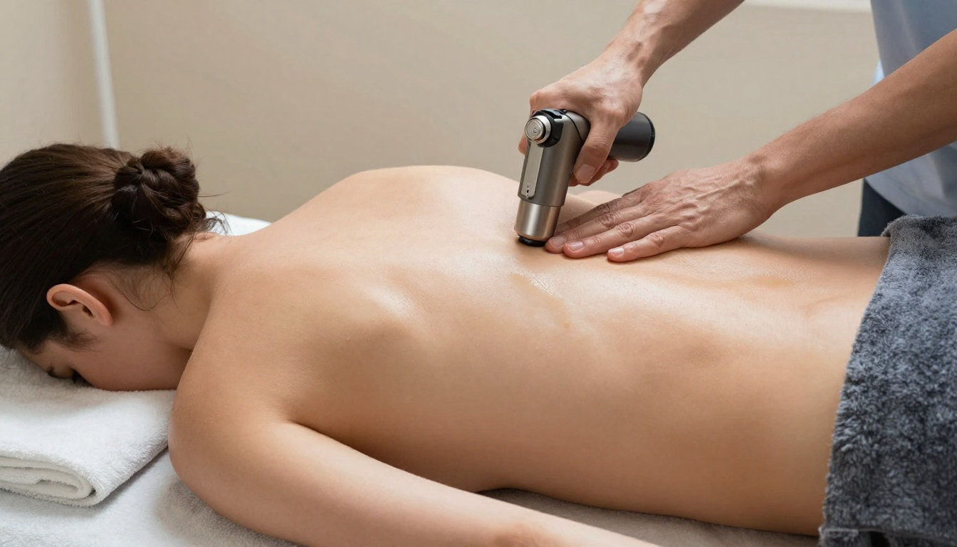 Masser les zones périphériques de la nuque aux bras